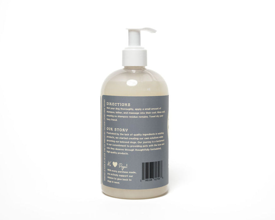 gentle dog shampoo product photo